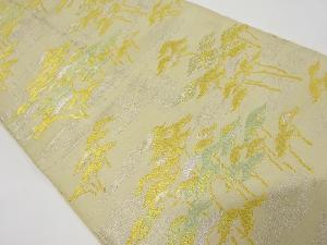 アンティーク　観世水に松模様織出し袋帯（材料）